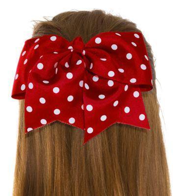 Load image into Gallery viewer, Scarlet Polka Dot Bow
