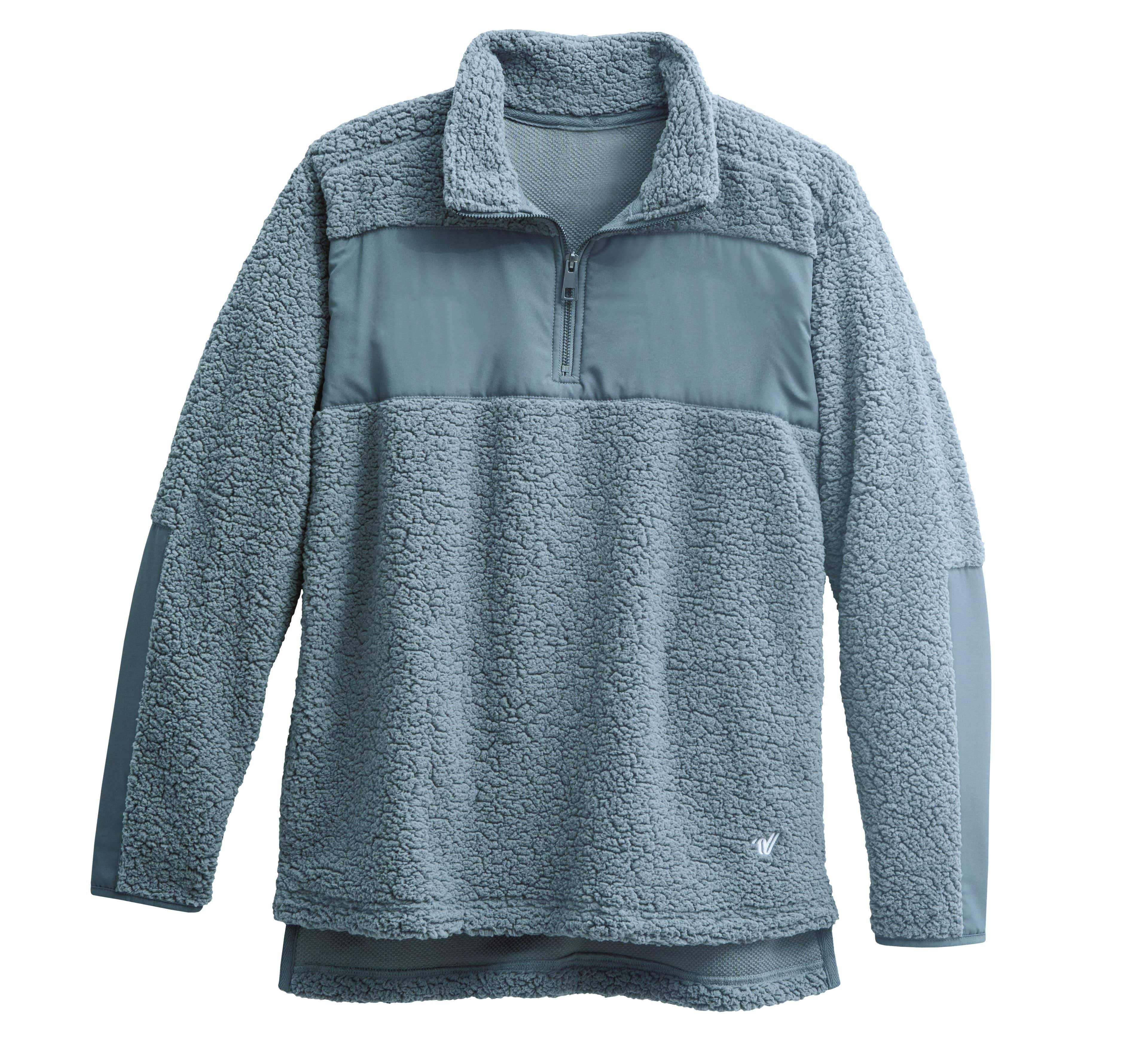 Fleece Sweatshirt Sherpa Pullover At Walmart Walmart Sherpa