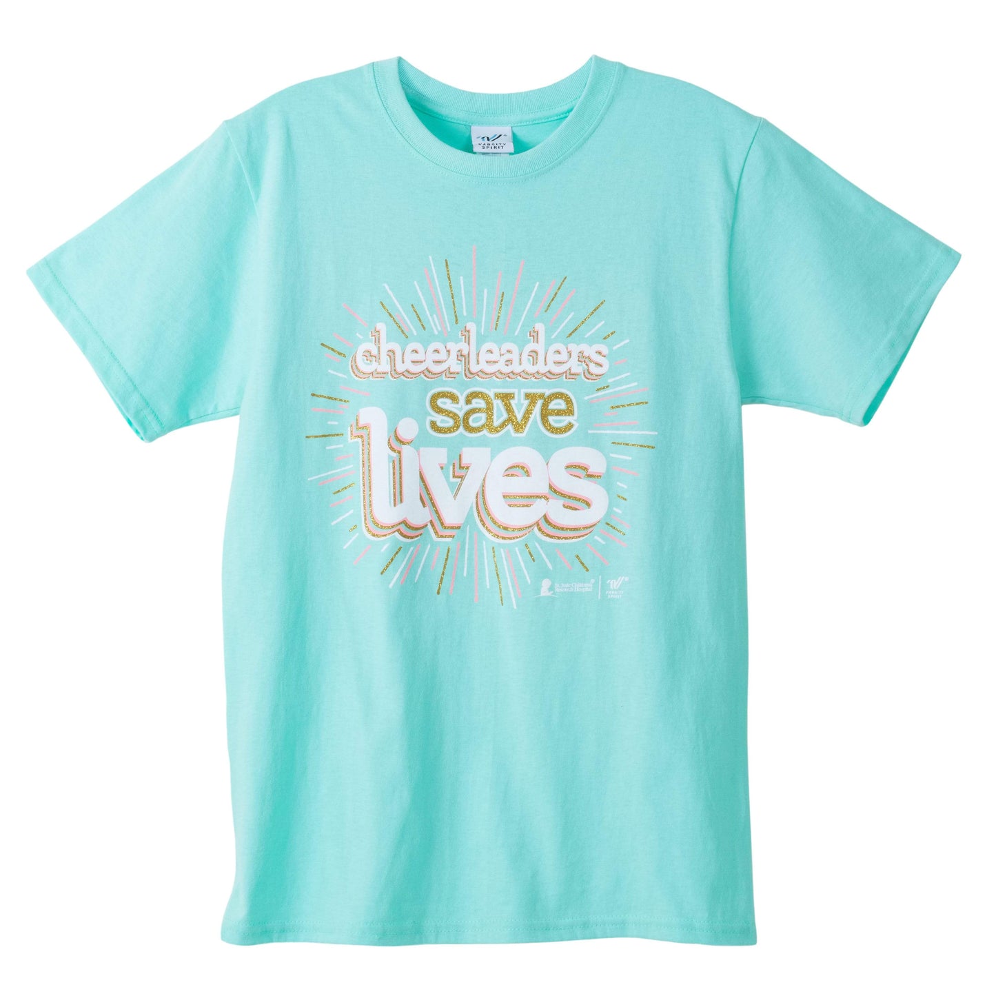 Load image into Gallery viewer, St. Jude T-Shirt - Cheerleaders Save Lives
